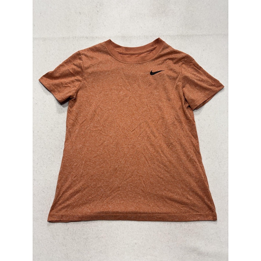 Nike Dri-FIT Shirt Mens Medium Orange The Nike Tee Short Sleeve Lightweight